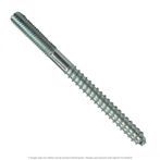 3/8-16 X 5"  Hanger Bolt Steel