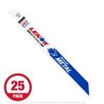 Lenox B818R - 8" x 18 TPI Bi-Metal Reciprocating Blade for Metal, 25-pack