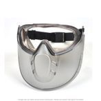 Pyramex Capstone Anti-Fog Clear Lens Goggles with Face Shield