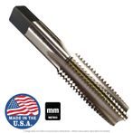 M8 x 1.25 Metric Taper Tap, Coarse, 4 Flute, D5, Bright