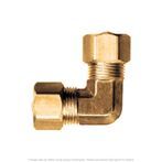Brass 90° Elbow Compression 3/8" Tube