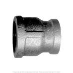 1/2" x 3/8" Pipe Thread Reducing Coupling Black Iron