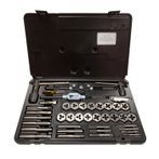 Viking #50130 Hi-Carbon Tap & Hex Die Set, UNC-UNF (40 Piece)
