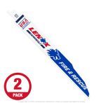 Lenox 960R - 9" x 10 TPI Demolition Bi-Metal Recip Blade, Metal and Wood, 2-pack