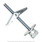 Sammys SST30 Vertical 3/8" Rod Anchor for Drywall, 1/4" x 3" Screw Size - Box of 25