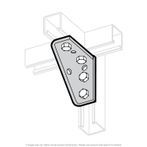 7 Hole Universal Corner Angle