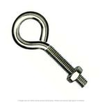 1/2"-13 x 4" Stainless Steel Wire Turned Eye Bolt with Nut - 10 per Box