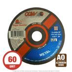 CGW 45105 Super Quickie 5" x .045" x 7/8" Cut-Off Wheel T1 60G AO 25 per Box