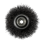 CGW 60110 Crimp 4" Wire Cup Brush .020 Carbon 1-1/8" Trim 5/8"-11 AH