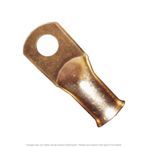 Copper Lug Plain Finish 2 AWG, 5/16" Stud - 10 Pack