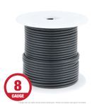 Primary Wire 8 Gauge Black 100 ft. Spool