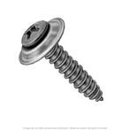 #10 x 1" Black Oxide Phillips Oval Head Sems with Countersunk Washer - 50 per Box