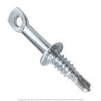 #14-14 x 2" Self-Drilling Acoustical Eye Lag Hanger Screws for Steel - 100 per Box