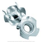 #10-32 Zinc Plated Tee Nut 4-Prong