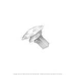 Natural Nylon Weatherstrip Retainer - 50 per Box
