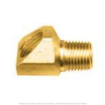 45° Elbow Inverted Flare 1/4" Tube x 1/8" Male Pipe Thread