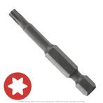 T20 x 2" Overall Length Impact Ready 6-Lobe Star Drive Bit
