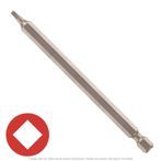 #2 x 6" Overall Length Square Insert Bit
