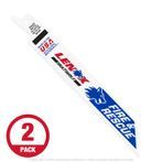 Lenox 650R 6" x 10/14 TPI General Purpose Bi-Metal Recip Blade, 2-Pack