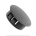 3/8" Black Nylon Hole Plug - 50 per Box
