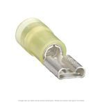 Nylon Insulated Female Quick Disconnect Yellow 12-10 AWG, 0.250" Tab - 50 Pack
