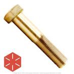 1/2"-20 x 6" Yellow Zinc Hex Head Cap Screw Grade 8