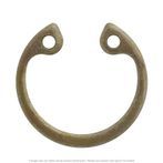 1/2" Zinc Plated Internal Retaining Ring - 50 per Box