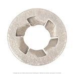 3/8" Zinc Plated Pushnut Bolt Retainer - 100 per Box