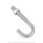 #10-24 x 2-1/8" Overall Length J-Bolt with Nut - 20 per Box