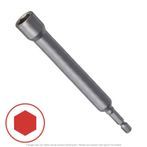 5/16" x 4" Overall Length Magnetic Hex Driver