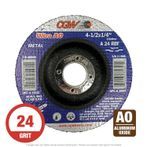 CGW 35620 Ultra AO Grinding Wheel 4-1/2" x 1/4" x 7/8" T27 A24R 25 per Box