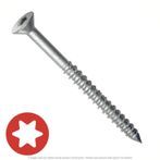 1/4" x 2-3/4" Stainless Steel Flat Head Concrete Screw 410 - 100 per Box
