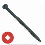 #6 x 1" Trim Head Drywall Screw Square Drive - 10,000 per Case
