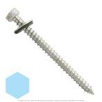 #14 x 2" Stainless Steel Hex Head Stitch Screw with EPDM Sealing Washer Type A