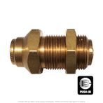 DOT 1/4" Tube Push-To-Connect Bulkhead Union
