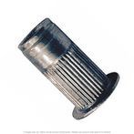 M6 x 1.0 Marson MLR Ribbed Large Flange Rivet Nut, Aluminum, 0.7mm - 4.2mm Grip, 50-pack