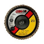 CGW 30016 Z3 Mini 3" Flap Disc Roll-On Arb. T27 120G Zirconia 10 per Box