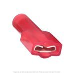 Nylon Fully Insulated Female Disconnect Red 22-18 AWG, 0.250" Tab - 50 Pack