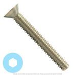 3/8"-16 x 2" Stainless Steel Flat Head Socket Cap Screw