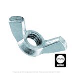 M6-1.0 Zinc Plated Wing Nut
