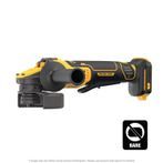 DeWalt 20V MAX Brushless 4-1/2" - 5" Paddle Switch Angle Grinder with FLEXVOLT ADVANTAGE - Bare Tool