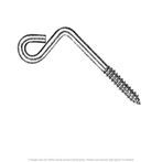 0.214" x 3-1/8" Overall Length Storm Window Eye - 100 per Box