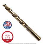 7/64" Left Hand Spiral Jobber Drill Bit 135° Split Point