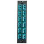 PREMISE WIRING FSPLCDM12AQ Multi-Mode Fiber Adapter Panel With (12) LC Duplex Adapters, 12 Ports, Bronze/Phosphor