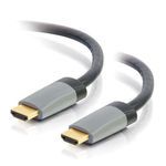 Quiktron® C2G® 50634 Select High Speed HDMI Cable With Ethernet, 35 ft L, 19-Pin Male x Male Connector, 23 AWG, 28 AWG Bare Copper Conductor, PVC Jacket