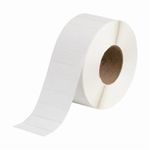 Brady® THT-18-402-5.2 Thermal Transfer Printer Label, 1 in L x 3 in W, White Legend/Background, B-402 Paper