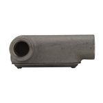 Crouse-Hinds Condulet® SnapPack™ LL67CG Type LL Pre-Assembled Conduit Body, 2 in Hub, Form 7 Form, Feraloy® Iron Alloy, Aluminum Acrylic Painted/Electro-Galvanized