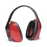 Howard Leight by Honeywell QM24PLUS Ultra Lightweight Hearing Protector, 25 dB Noise Reduction, Black/Red, Specifications Met: ANSI S3.19-1974