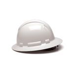 Ridgeline® HP54110 Full Brim Standard Hard Hat, High Density Polyethylene, 4-Point Suspension, ANSI Electrical Class Rating: Class C/E/G, ANSI Impact Rating: Type 1, Ratchet Adjustment