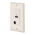 PREMISE WIRING ISFH110OW Style Line® Everywhere™ HDMI Extender, Thermoplastic, Off-White